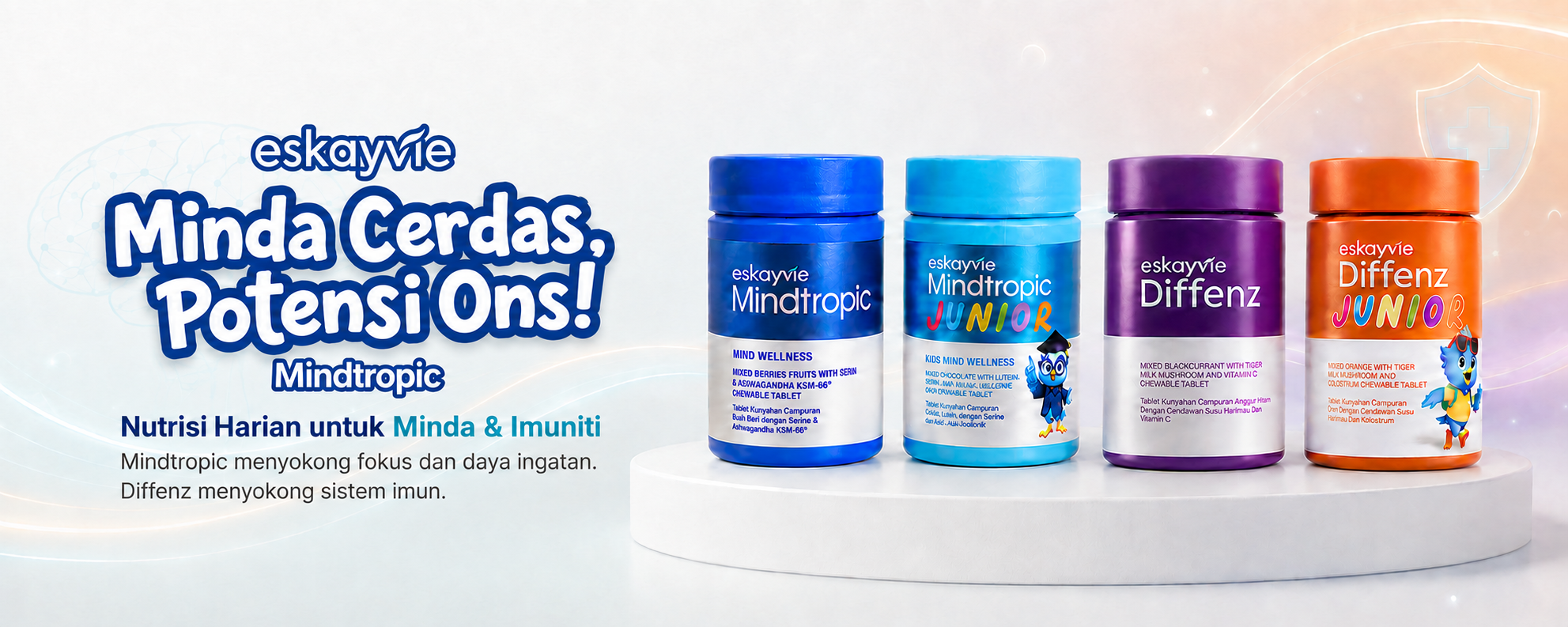 Minda Cerdas, Potensi Ons! Nutrisi Harian untuk Minda dan Imuniti